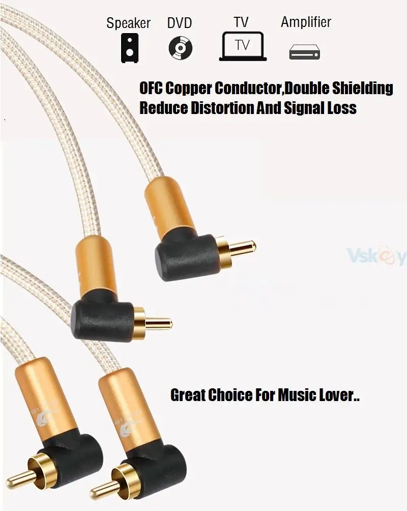  RCA 2 RCA  Hifi  ̺  Ŀ DVD TV CD  ڽ ׷ Ȩ þ  ڵ 1m 2m 3m 5m
