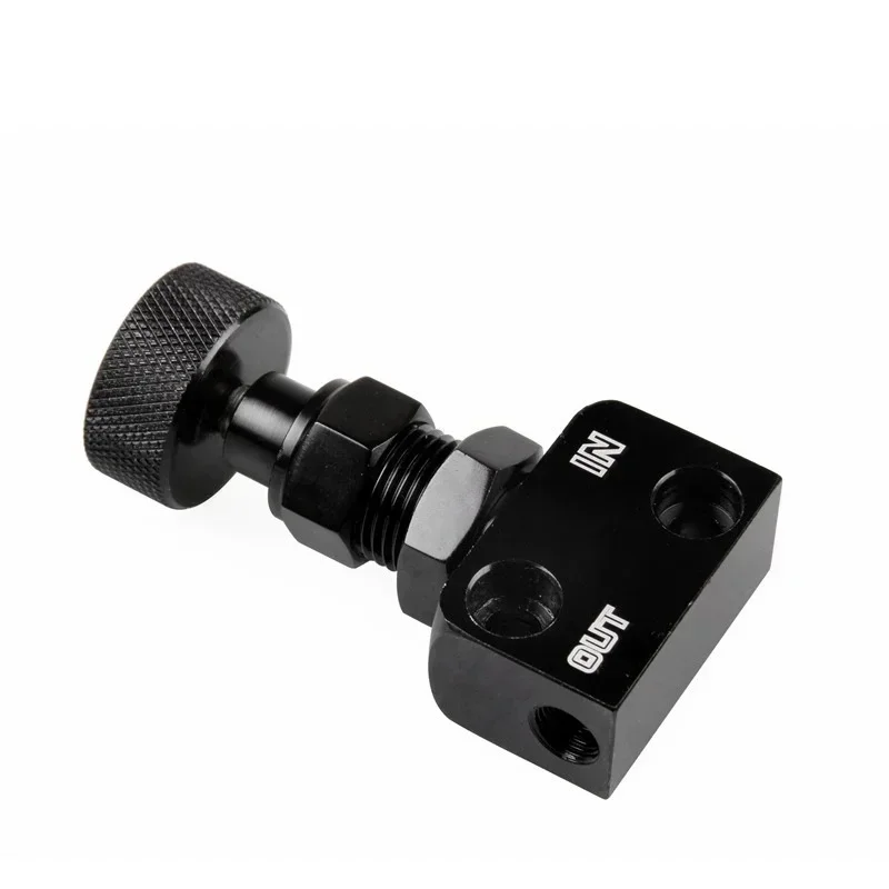 1Pc 1/8NPT Brake Proportion Valve Adjustable Prop Brake Bias Adjuster Racing Lever Type For Car Prop Proportion Valve