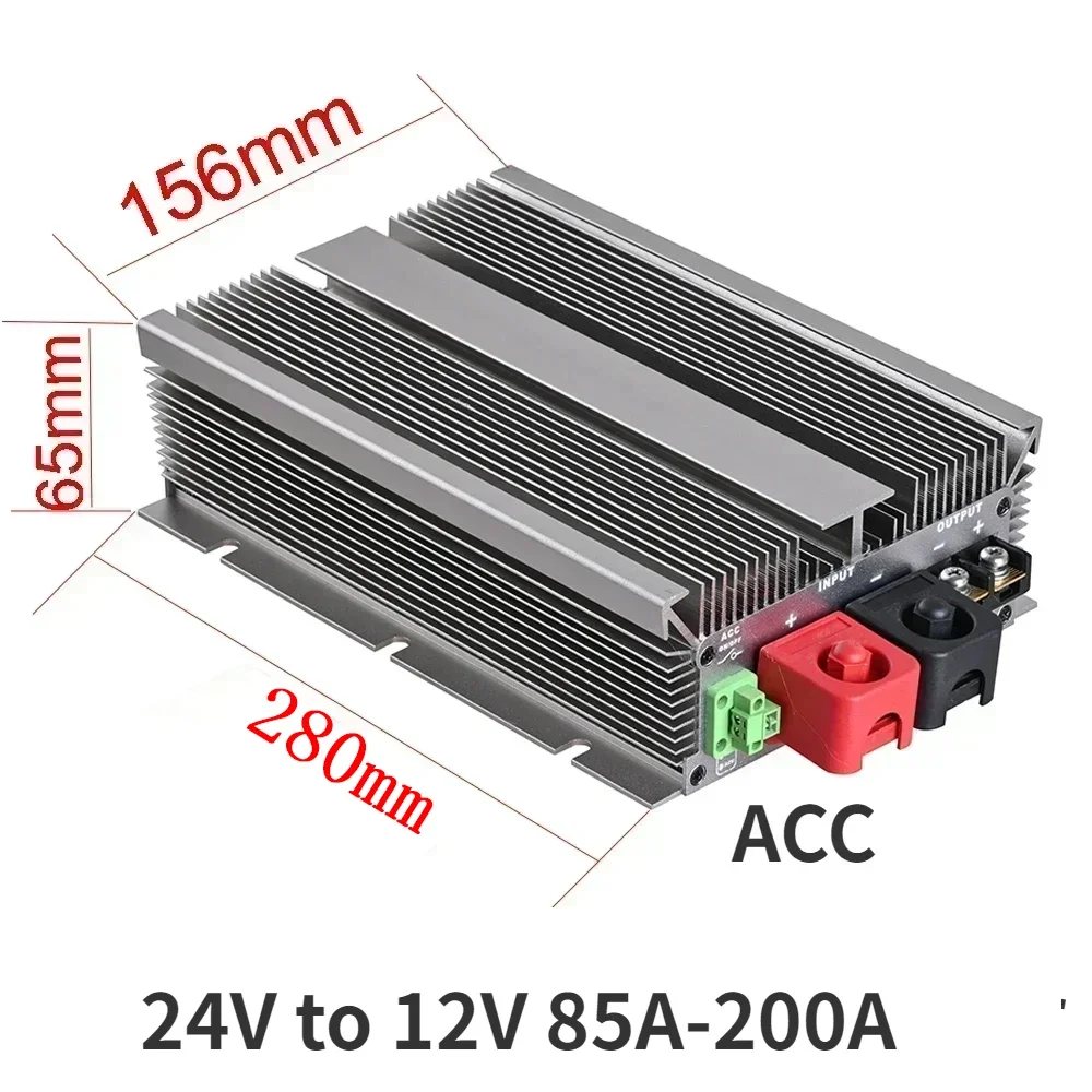 24 volt to 12 volt 24V to 12V 85A-200A Buck Regulator DC DC Converter Step Down Voltage Regulator Buck Module Power Converter