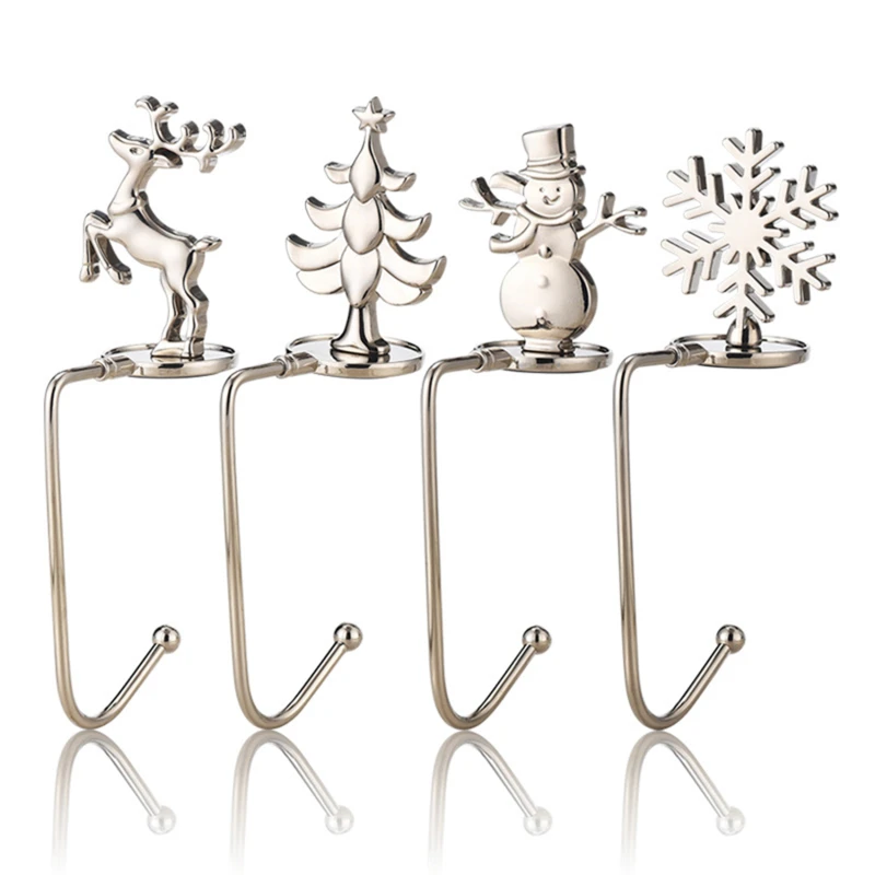 

Christmas Stocking Hook Bag Holder Table Desk Hanging Clip Purse Handbag Holder For Christmas High Quality Party Ornament