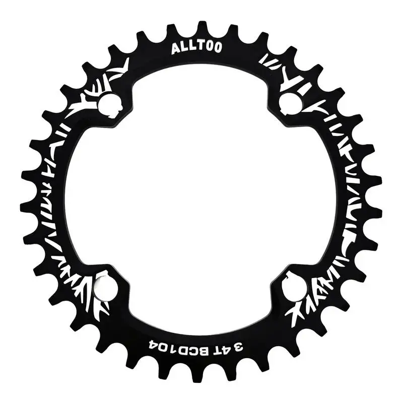 104BCDNarrowWideChainringSingleSpeedChainRingAlloyaluminium