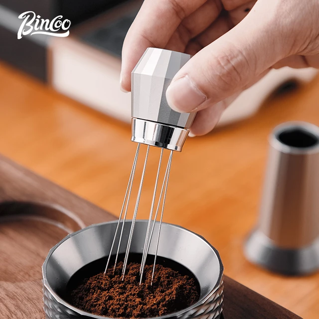 Bincoo Coffee Tamper Stainless Steel Needles Espresso Powder Stirrer  Distributor Leveler Tools Cafe Stirring barista accessories - AliExpress