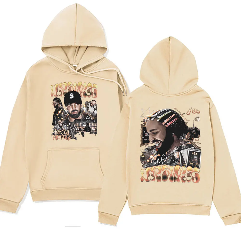 Rapper Drake Albums Concert Graphics Printed Hoodie Men Women Hip Hop Sweatshirts Oversized Streetwear Long Sleeve Pullover Male