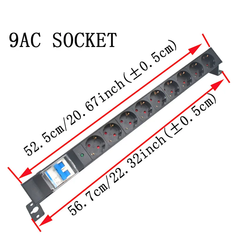  Ʈ ݼ , 繫 ũž , 1-9AC ܼƮ,    , EU ÷, 16A, 4000W
