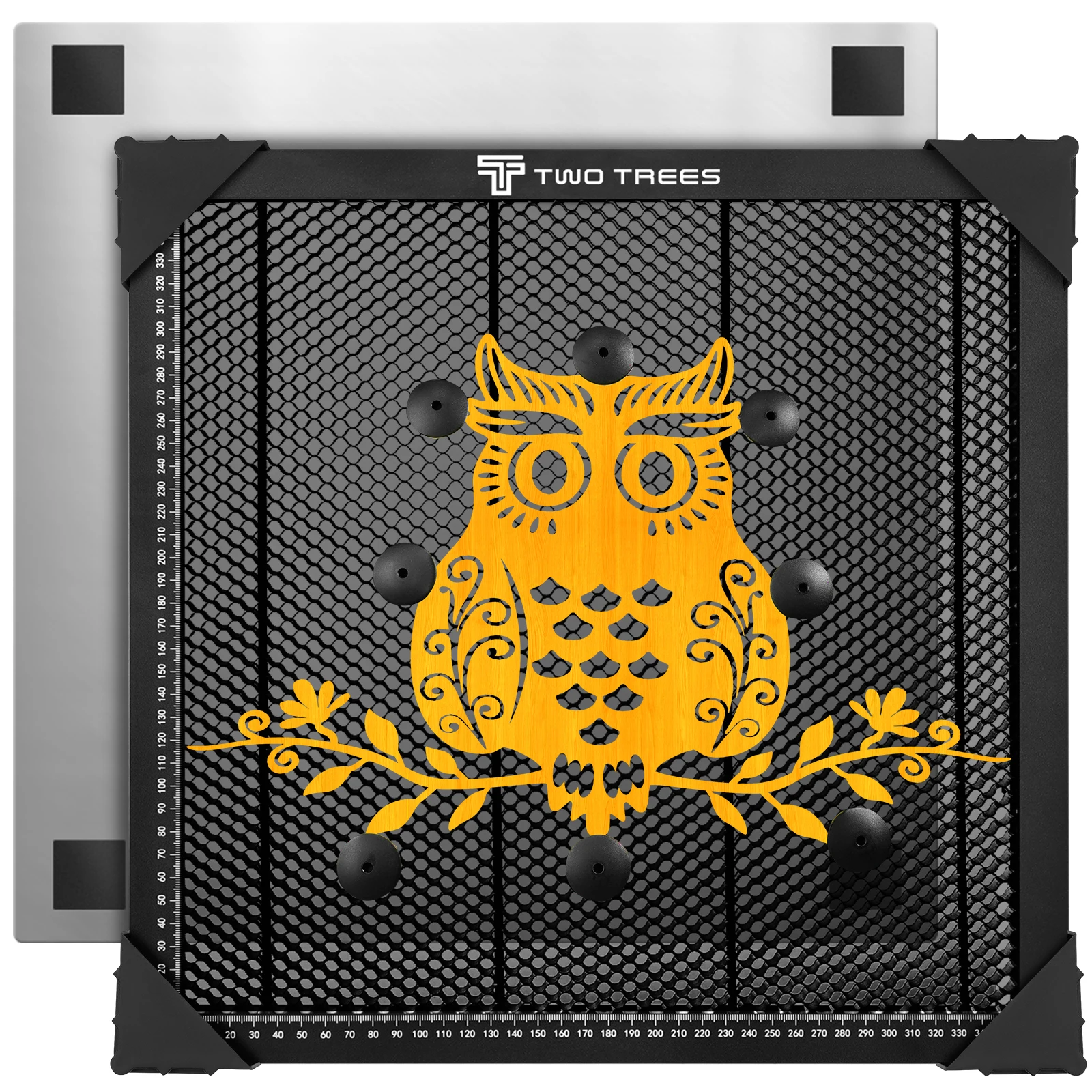 Рабочий стол с лазерной резкой в виде сот