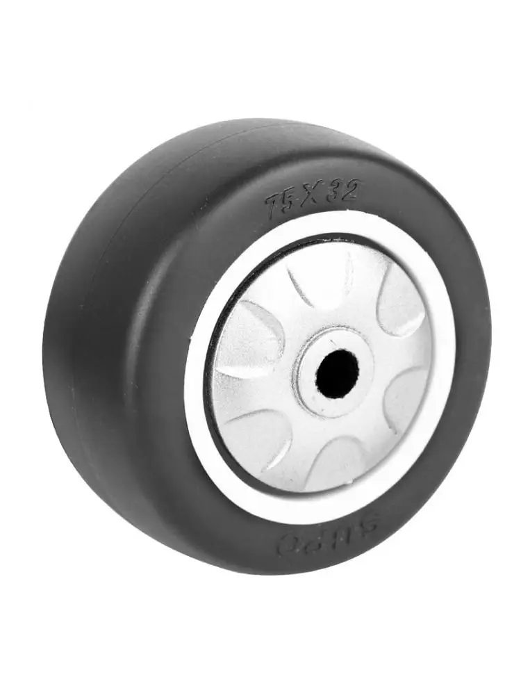 

2 Pcs/Lot 2.5 Inch Polyurethane Pu Silent Wear Resistant Oil Black Single Wheel (No Screws Or Nuts Included)