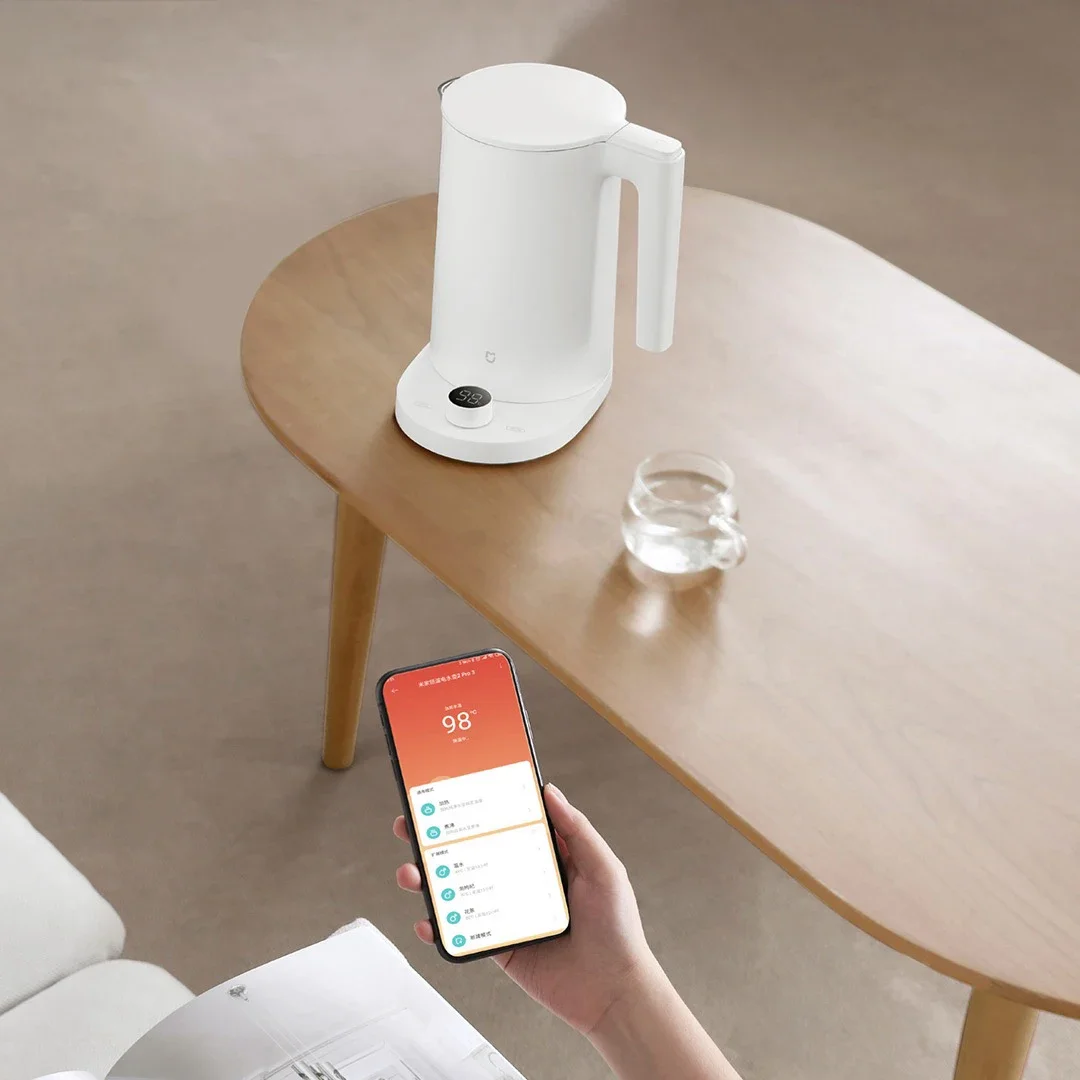Electric Kettle Thermostatic 2Pro Stainless Smart LED Display Stepless Temperature Adjustable APP Wireless Control For XIAOMI MIJIA