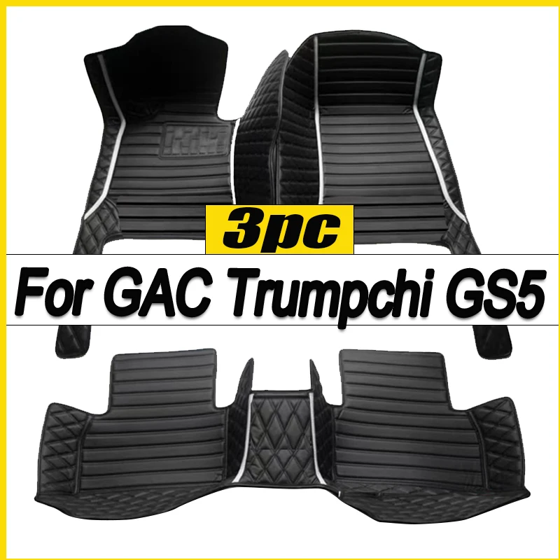 

Car Floor Mats For GAC Trumpchi GS5 2019 2020 Custom Auto Foot Pads Automobile Carpet Cover Interior Accessories