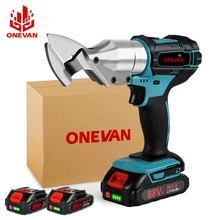 ONEVAN – ciseaux électriques sans fil 800W 588NM, outils de coupe de laine métallique, alliage d'aluminium, acier inoxydable, pour batterie Makita
