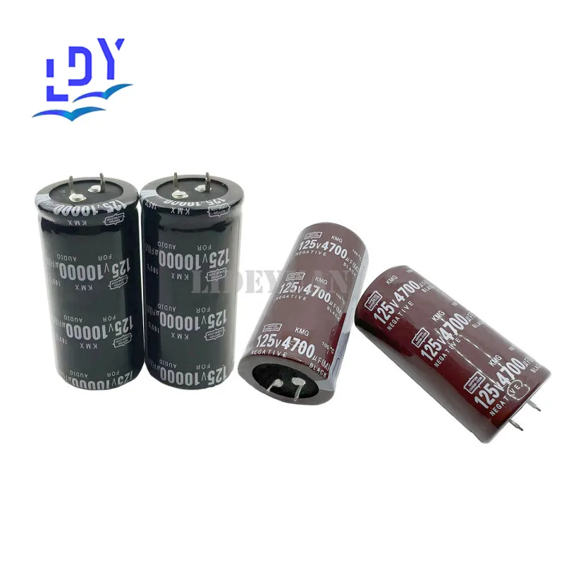 1pcs Bull horn capacitor125V4700UF30X50/60/65 35X50/60/65 power amplifier audio aluminum electrolytic capacitor125V10000UF35X60 hifi audio amp aluminum volume knob 1pcs diameter 38mm height 22mm amplifier potentiometer knob