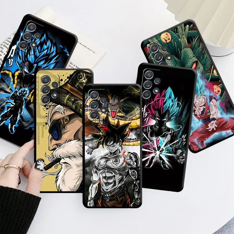 

Dragon Ball DBZ Goku Case For Samsung Galaxy A52 A53 A12 A13 A32 A71 A33 A13 A51 A23 A32 A31 A22 A03 A02s Soft Phone Fundas