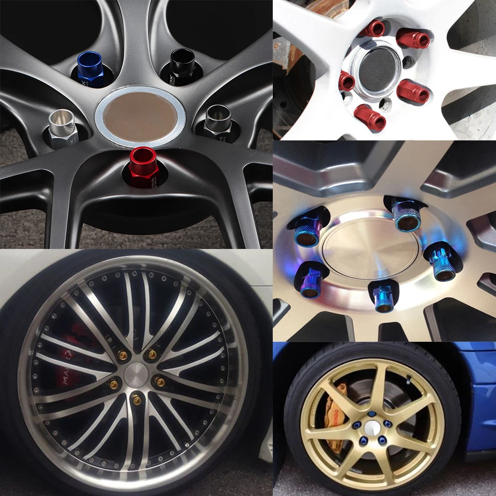 D1 Spec Jdm Racing Wheel Lug Nuts For Nissan Subaru Suzuki Car Accessories