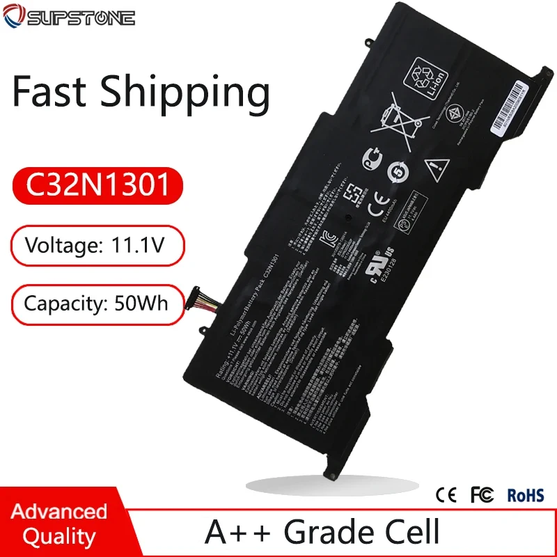 

New C32N1301 0B200-00510000 Laptop Battery For Asus ZenBook BX31LA UX31LA-DS71T UX31LA-C4026H UX31LA-UH51T US51T R5017H UX3POJ5