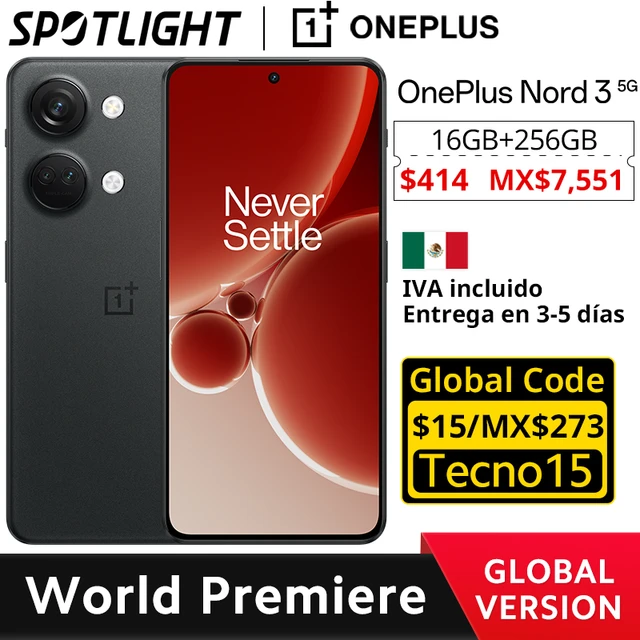 World Premiere] Global Version OnePlus Nord 3 5G 16GB 256GB 50MP