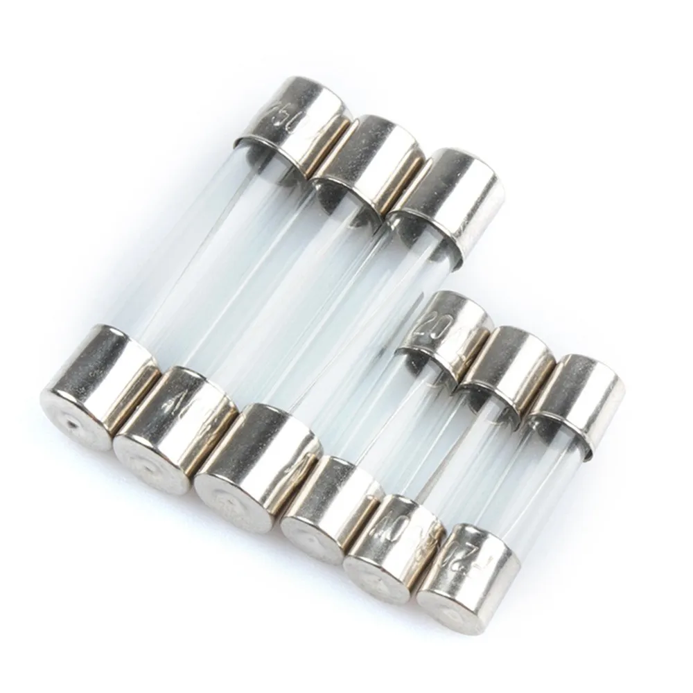 Blow Glass Fuse Quick Fast 6*30mm 250V 0.1A 0.2A 0.25A 0.3A 0.5A 0.75A 1A 1.25A 1.5A 2A 2.5A 3A 3.15A 4A 5A 6A 6.3A