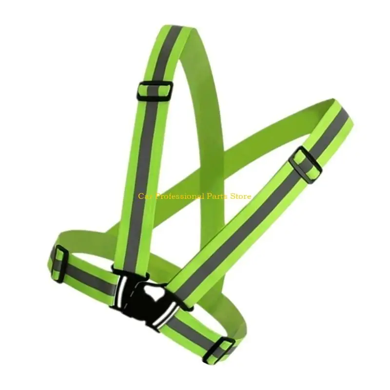 R53d 여성 오토바이 반사 조끼 조절 가능한 안전 용품 야간 도로