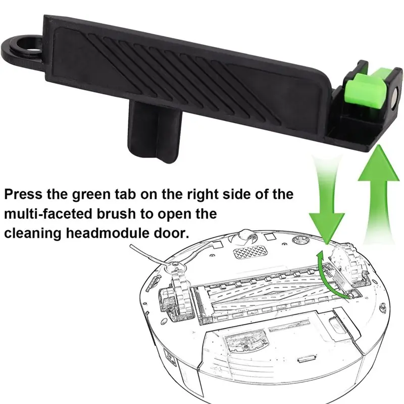 A83G-Pestello del braccio della porta per Irobot Roomba I1 I2 I3 I4 I5 I6 I7 I8 I9 J7 J8 J9 J10 E5 E6 Moduli testa di pulizia sottovuoto - immagine 2