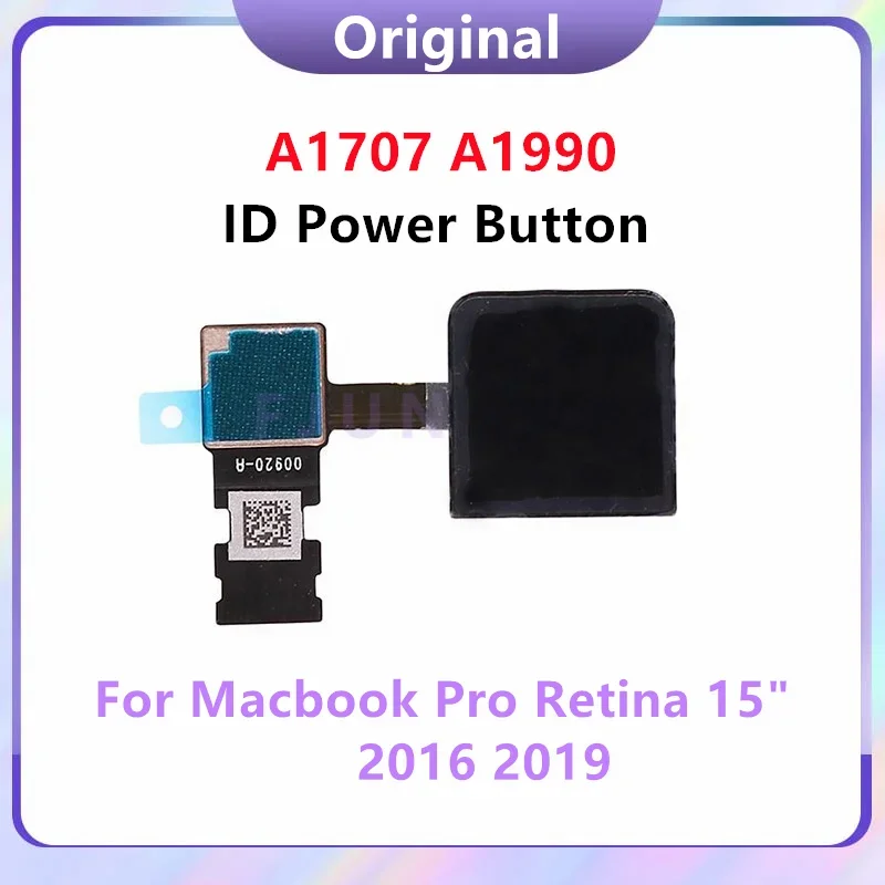 Macbook pro、touch id、15インチ、a1707、a1990、2016-2019年用の