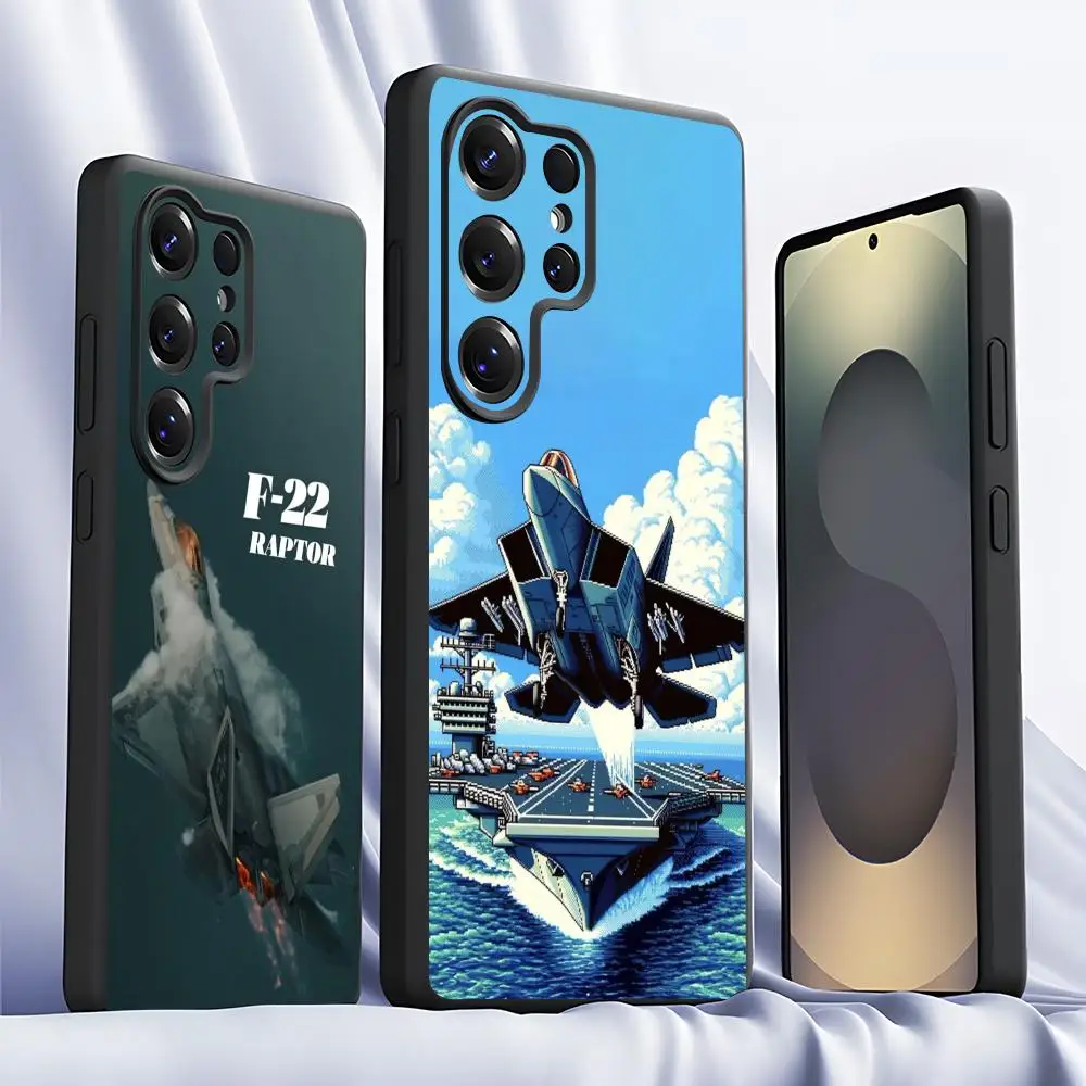 Sleek Military Fighter Jet Design Phone Case with Skin-Friendly TPU Soft Shell