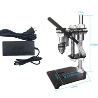 Portable Bench Drilling MachineHigh Precision Electric Bench Drill Tapping Machine B10 Chuck Bench  Drilling Bracket 1