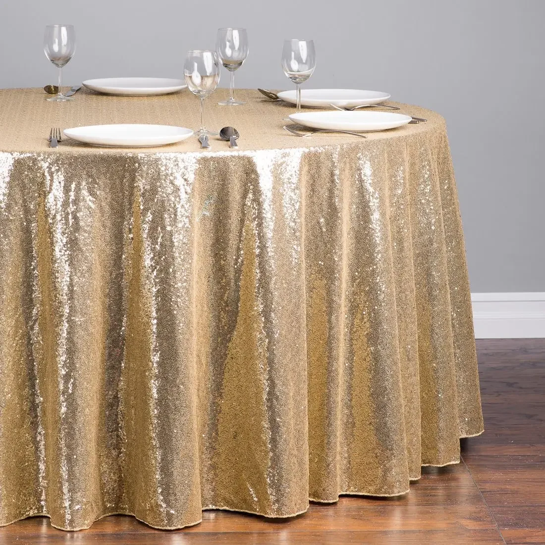 Sequin Table Cloth Rose Gold Silver Rectangular Glitter Tablecloth Wedding Party Hotel Banquet Home Dining Table Decoration