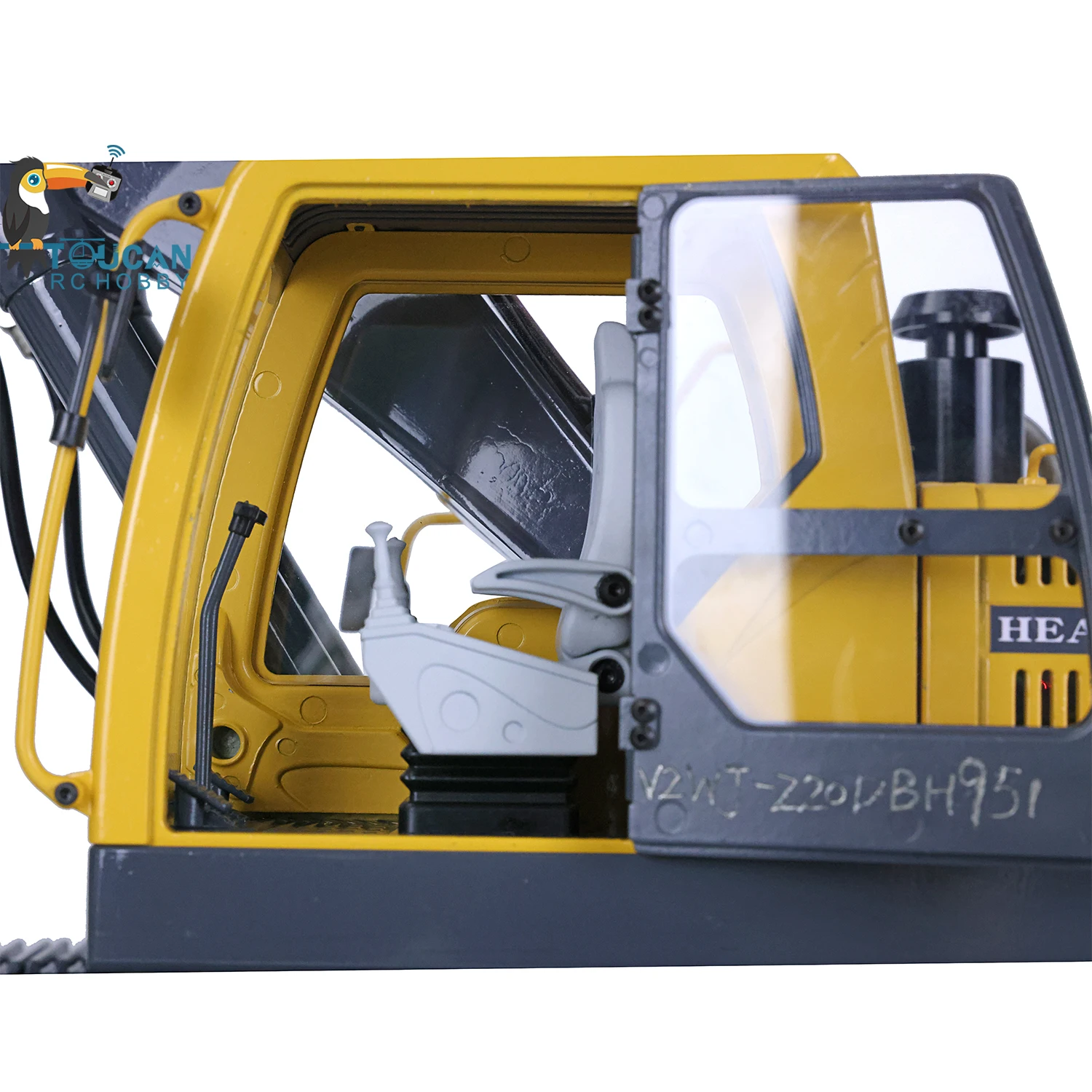 JDM 106 V2 1/14 Earth Digger 360L Assembled Metal Hydraulic RC Excavator Remote Control Truck Model With I6S Radio TH18487-SMT5 5