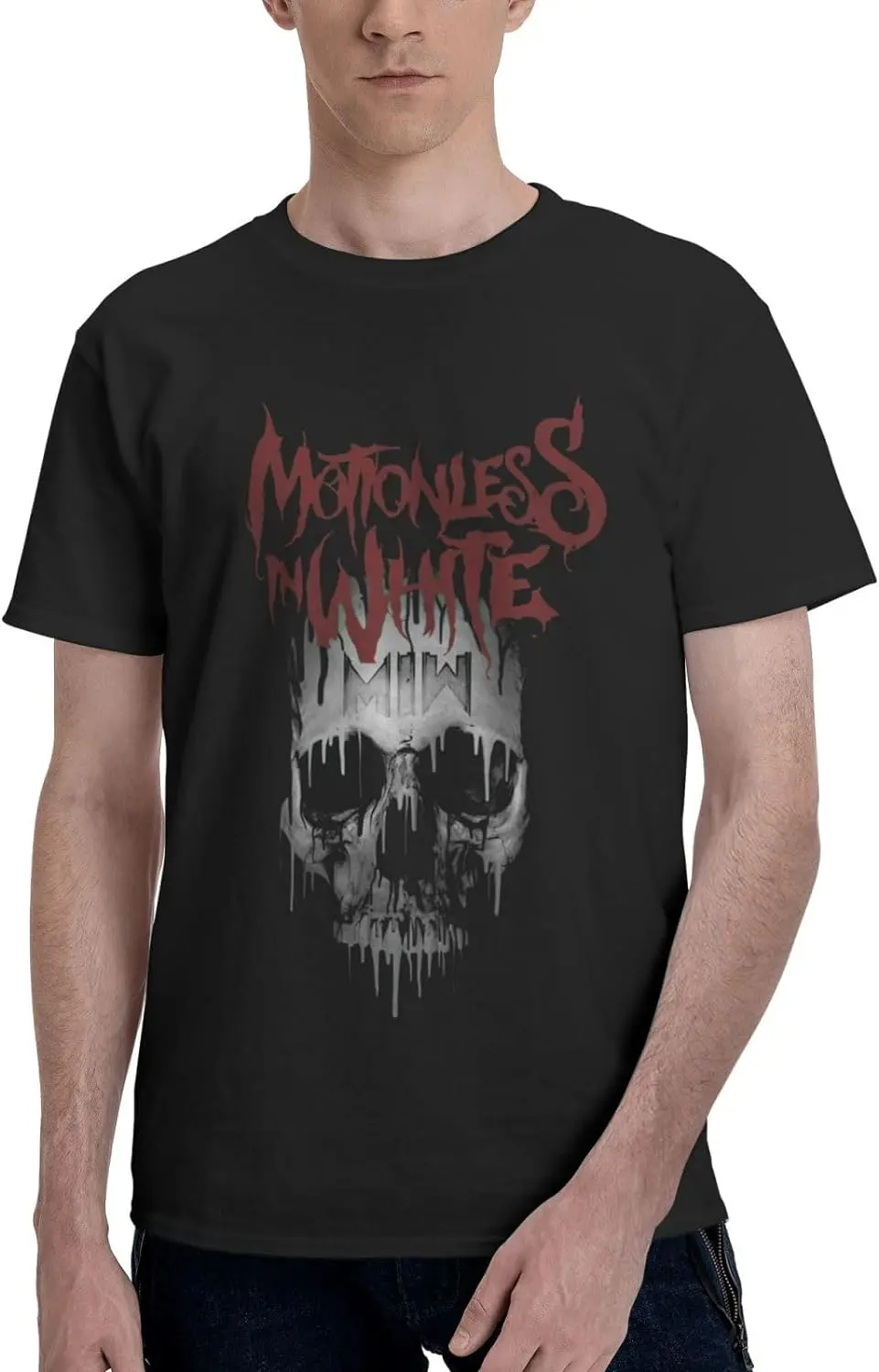 

Adult Man Round Neck Loose Soft Fashion Cool Short Sleeve Tee