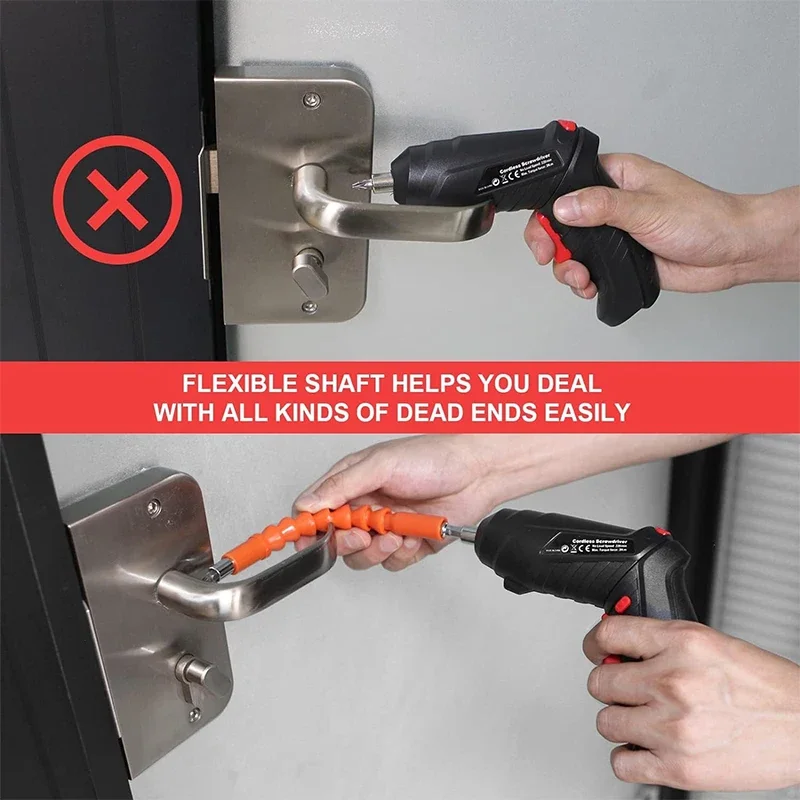 Electric Drill 4.2V Cordless Power Tools Set 1800mAh Lithium Battery Mini Household Screwdriver