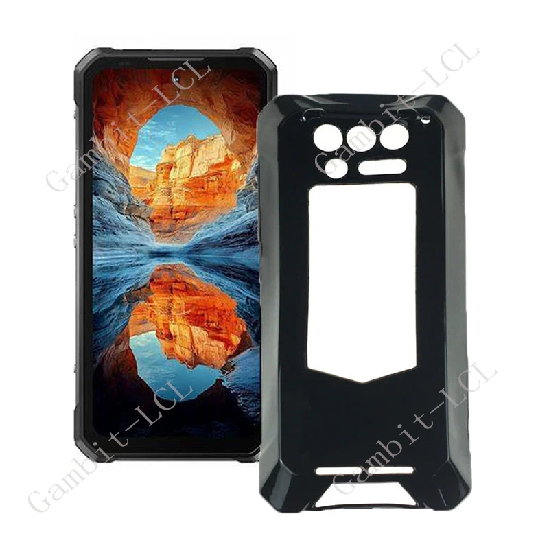 Durable TPU Soft Silicone Phone Cover with Back Holder Bracket