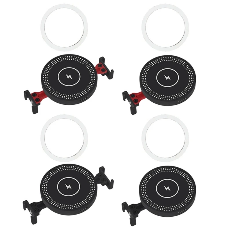 

DXAB Магнитный держатель для телефона, 15 Вт, база для беспроводной зарядки, крепление для холодной обуви, отверстие 1/4