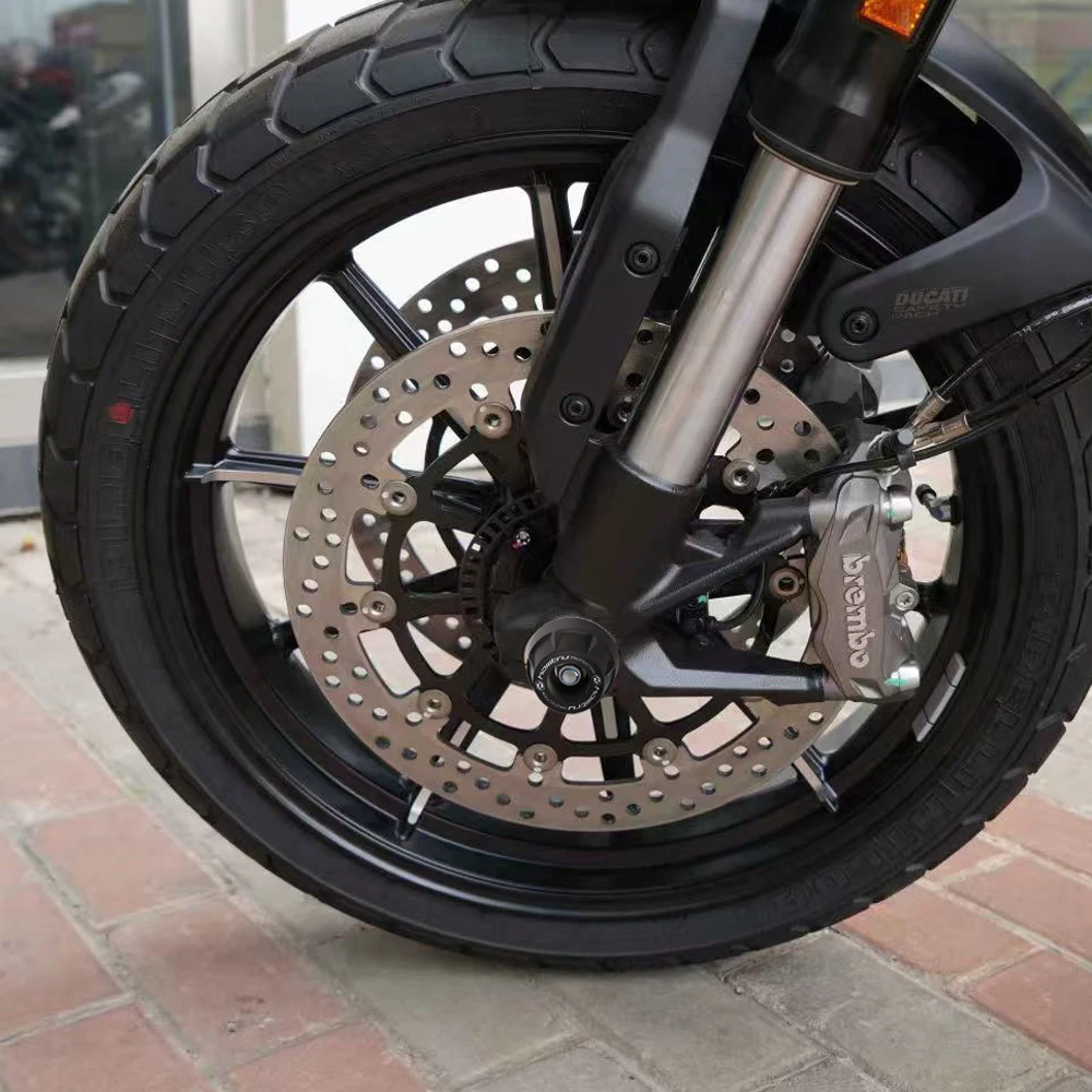DUCATI Hyperstrada / Hypermotard 796 821 939 950 1100 오토바이 스핀들 보호 커버 세트