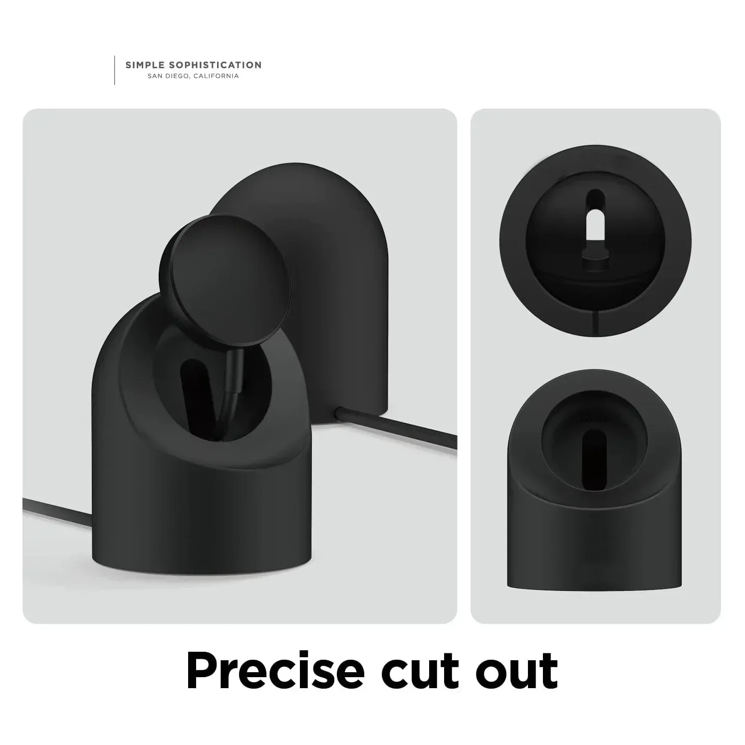 Compatible with Samsung Galaxy Watch 7 6 5 4 3 Charger Stand 40 44 46mm Galaxy Watch3 4 6 5 Pro 7 Charger silicone Stand 45mm galaxy watch charger stand