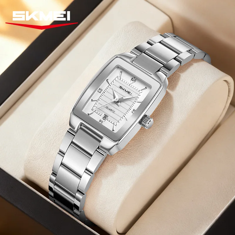 SKMEI 2578 Luxury High-end Quartz Watch for Women Waterproof Shockproof Date Watch Girl Gift Dresses Versatile Womens Watches