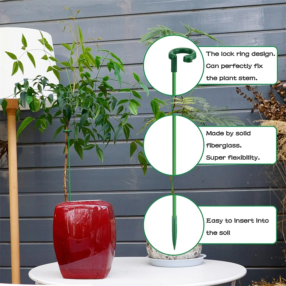 Plant Support Stakes 17/27/37/48cm Garden Single Stem Flower Phalaenopsis Orchid Dedicated Reusable Flower Stand