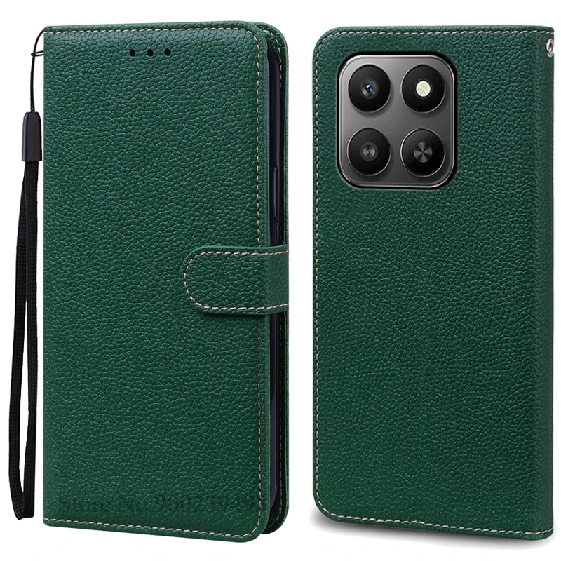 Leather Flip Wallet Case