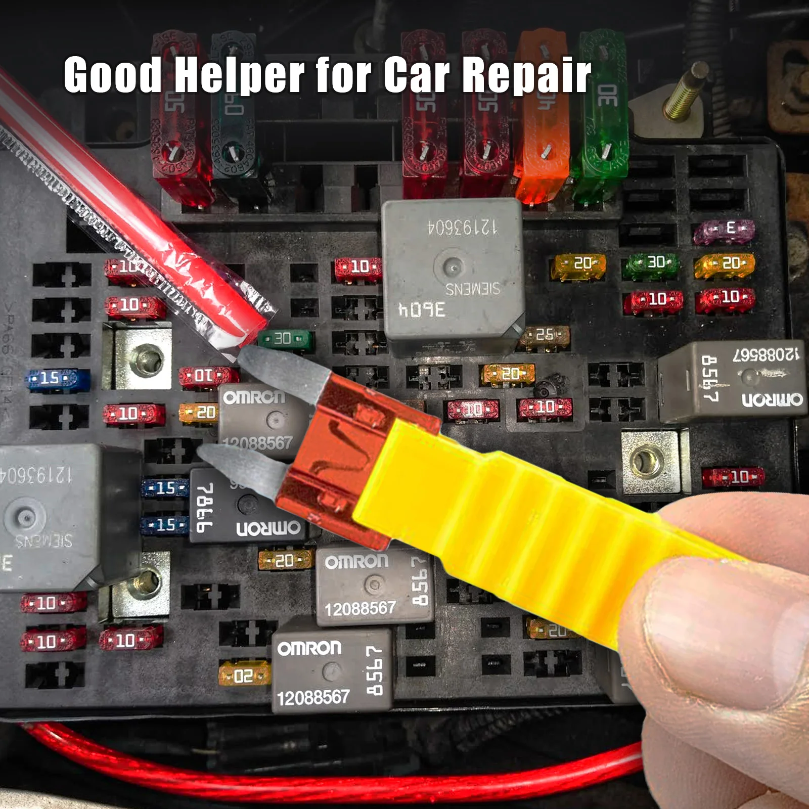 Fuse Puller Car Automobile Fuse Clips Tools Extractor Removal Security Tool Accessories Car Auto Van Blade Mini Plastic fuse puller