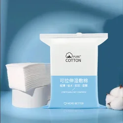 Premium Stretchable Cotton Pads - Soft Pre - Makeup & Cleansing Essentials, Versatile Wet/Dry Use, Skin - Friendly & Breathable, Long - Lasting Unisex Solution (200pcs) (200Pcs White)