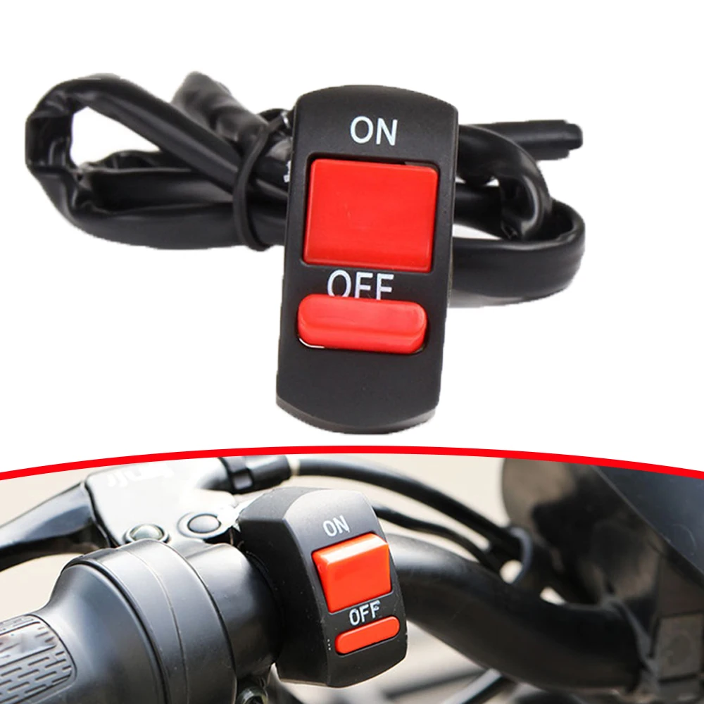 Universal-Motorcycle-Handlebar-Flashing-Switch-Moto-Light-Switch-ON-OFF ...