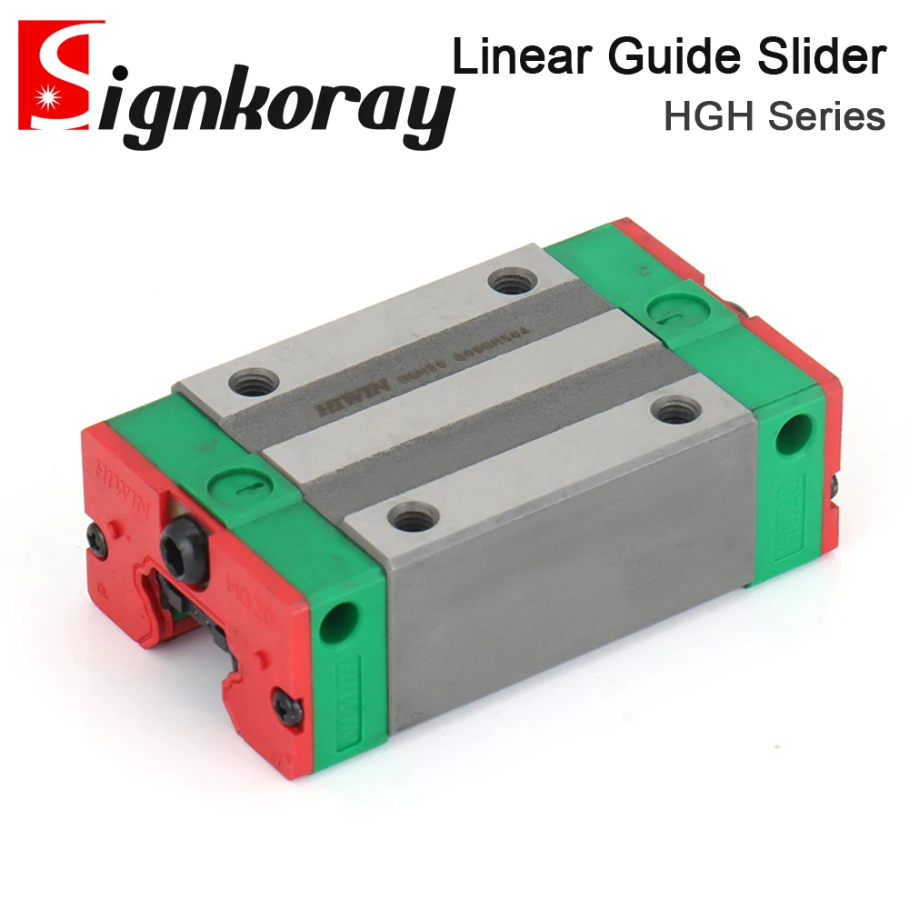 

SignkoRay HIWIN Linear Guide Slider HGH Series HGH15CA HGH20CA HGH25CA HGH30CA HGH35CA for Linear Rail CNC Diy Parts