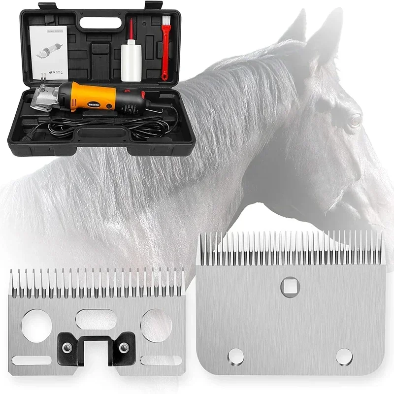 35 Teeth Horse Shears Replacement Blades for Oster,Lister,Heiniger Clippers trimming for Animal Equine Goat Pony Cattle barber hair clipper blade,pet grooming clipper,pet grooming attachment