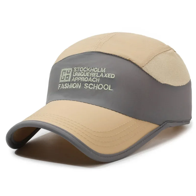 Y2K Mektup Çabuk kuruyan İpli Tasarım Japon Kısa Kenarlı beyzbol şapkası Ince Ayarlanabilir Hip-Hop güneşlik şapkası Unisex Gorros