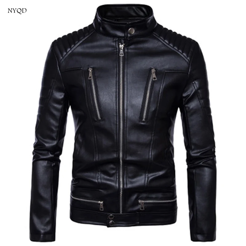 

Men Racing Motorcoss Jacket Motorcycle Wear Winter Motorbike Clothing Protector Waterproof Moto PU Leather Jacket