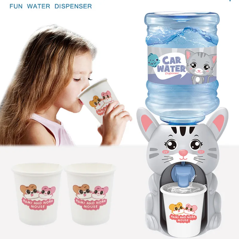 

Мини диспенсер для воды, кухонные игрушки для детей, устройство для имитации сока, молока, питьевой фонтан, Обучающие игрушки Монтессори для девочек