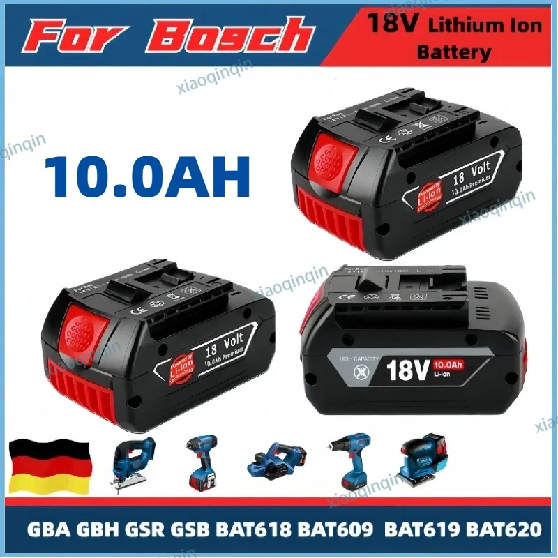 

For Bosch 18V 100% original 10000mAh lithium Battery Official certification 18V GBA GBH GSR GSB BAT609(KC) Replacement Battery