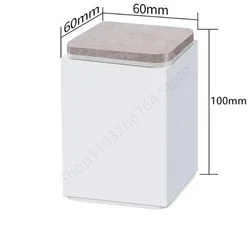 Heavy - Duty Carbon Steel Furniture Riser Set with Anti - Slip Pads - 4 Pieces (White - Square - 10cm)