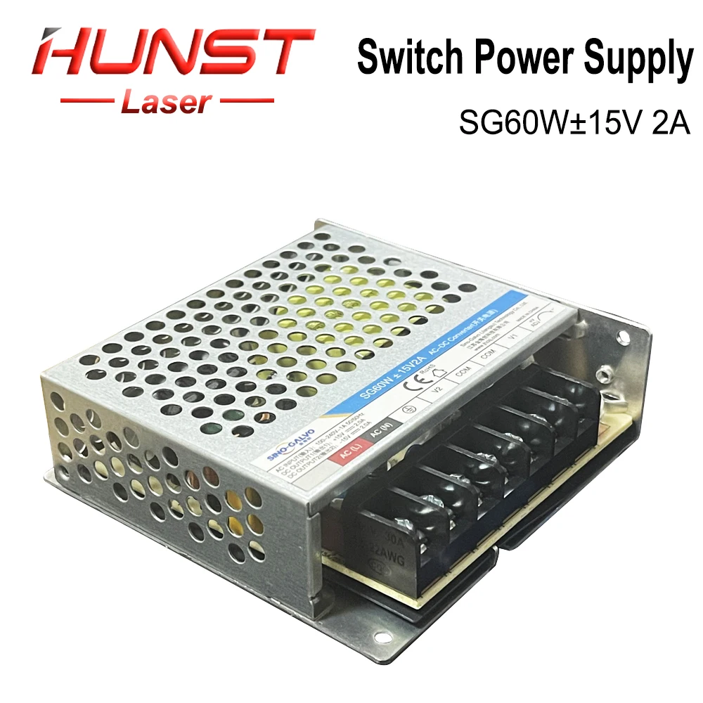 Hunst Sino-Galvo SG60W±15V2A 전원 공급 장치 15V 2A SG7110, RC1001, RC7110D 등에 적합합니다. ±15V 갈바노미터 스캐닝 헤드