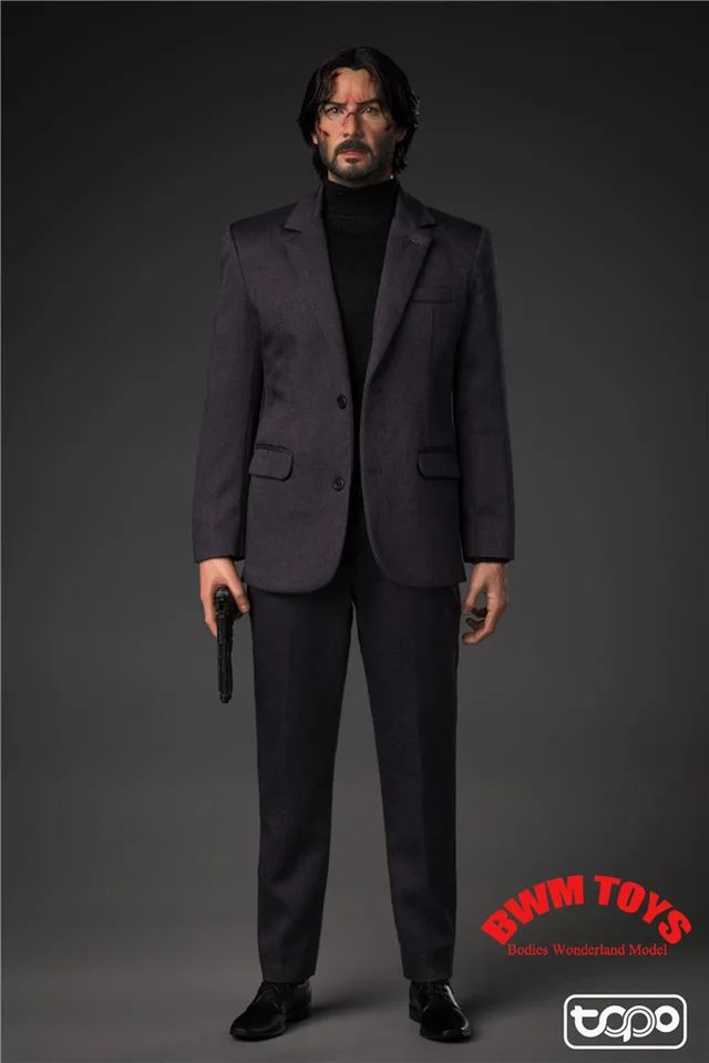 TOPO TOYS 1/6 ジョン ウィック 専用スーツセット TOPO 1/6 scale John Wick Black Suit and Body TP023 | kghobby