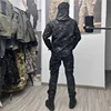 Military Uniform Hunting Men Army Soft Shell Hooded Jacket+Breathable Long Sleeve Swat Tshirts+Multi-pocket Pants Cargo Suits 6