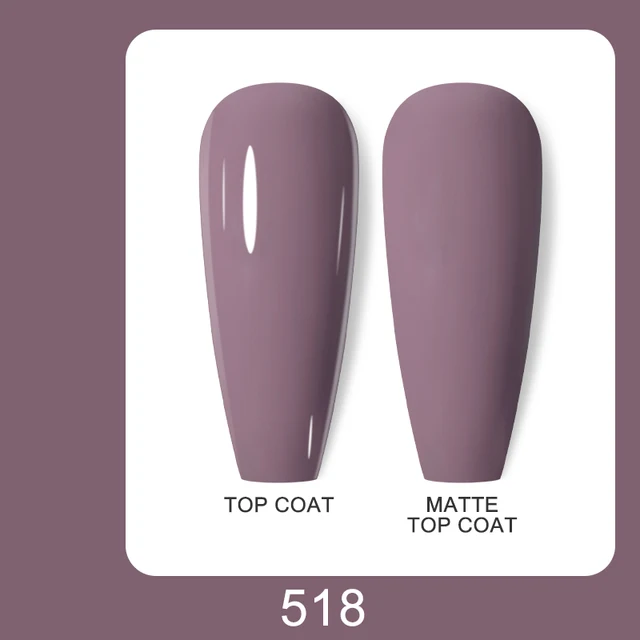 Arte Clavo 15ml Brown Coffee Color UV Gel For Nail Gel Nail Polish Varnish Hybrid Glitter Decoration Base Top Coat Set 518