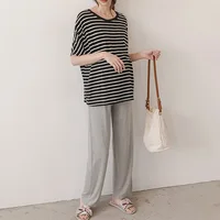 Pregnant Women's Pants Spring New Outwear Casual Pants Fashionable Solid Color High Waisted Trousers for Maternity Women 2